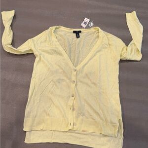 Gap Soft Yellow Knit Cardigan. Size S
